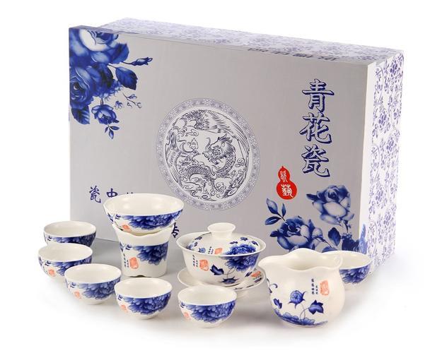 青花瓷茶具七件套,青花瓷茶具出现在哪个朝代