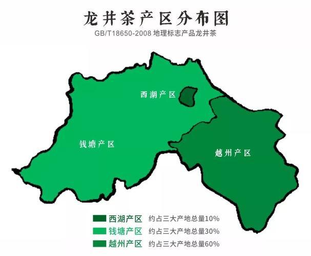 龙井产区划分,龙井产地5大核心产区