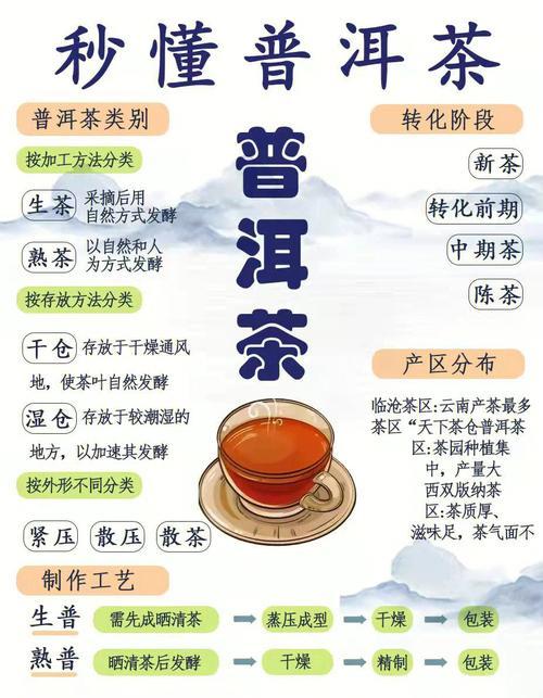 关于普洱茶的知识和普洱茶的特点