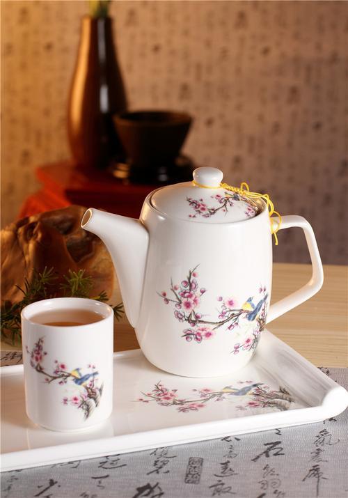 陶瓷茶具茶壶,陶瓷茶具茶之恋700ml