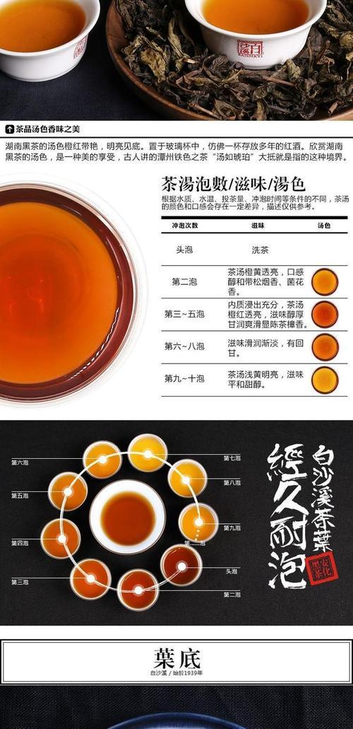湖南安化黑茶功效作用,湖南安化黑茶的功效与作用及茶汤颜色味道怎么样
