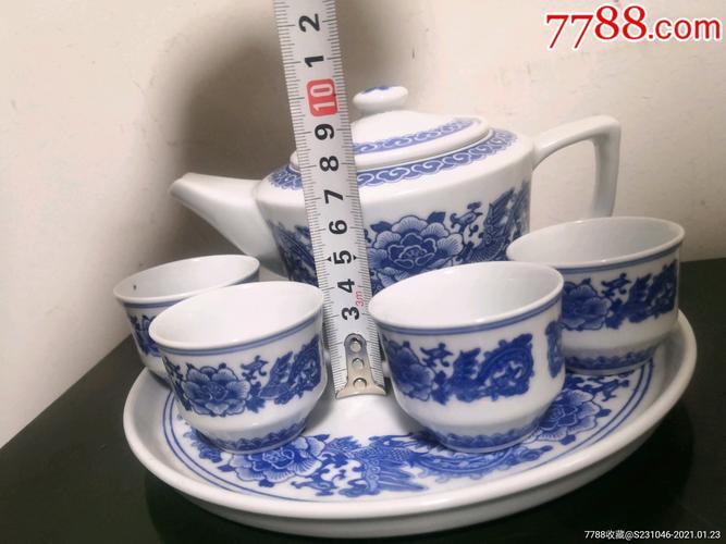 景德镇青花瓷茶具多少钱一套人民瓷厂
